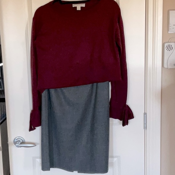 Michael Kors Sweater & Banana Republic pencil skirt - Picture 6 of 7